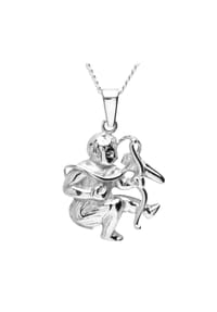 OSTSEE-SCHMUCK® - Kette mit Anhänger , Tierkreiszeichen Schütze , Silber 925/000 - silber