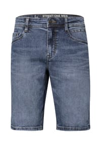 STREET ONE MEN - Jeans-Bermudas, 5-Pocket, für Herren - 14988 INDIGO BLUE