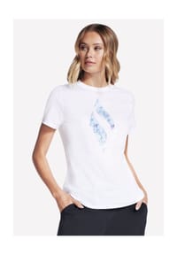 SKECHERS® - Shirt FLORAL DIAMOND CLASSIC CREW TEE - white