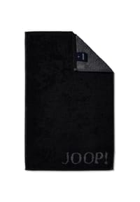 JOOP! CLASSIC DOUBLEFACE Gästetuch 30x50 cm, Schwarz - JOOP! CLASSIC DOUBLEFACE - Anthrazit