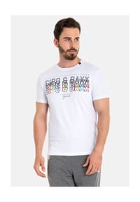 CIPO & BAXX® - T-Shirt CT717 gerade geschnitten - NAVYBLUE