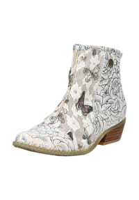 LAURA VITA® - Leder/Textil Stiefelette - Grau