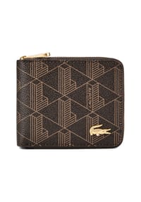 LACOSTE The Blend Season - The Blend Season Geldbörse 11.5 cm - mono slate black shitake