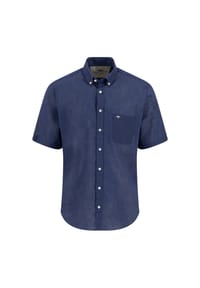 FYNCH-HATTON® - Freizeithemd, Body, Kurzarm, Button-Down-Kragen, Herren - 659 MARINE