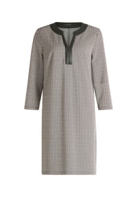 BETTY BARCLAY - Jerseykleid mit Eingrifftaschen - Weiß/Schwarz