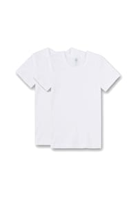 Sanetta Jungen T-Shirt 2er Pack - Unterhemd, Basic, Organic Cotton Bild 1