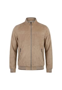CABANO - Blouson Passetta mit Strickbundeinsatz - sand