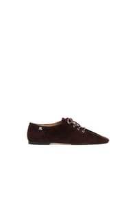 KAZAR STUDIO - Braune Wildlederhalbschuhe mit weichem Schaft - Dunkelbraun