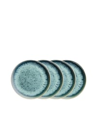 MÄSER Dessertteller-Set, Steinzeug Carellia - Carellia - blau