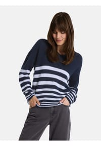 LIEBLINGSSTÜCK - Damen Pullover aus Alpaka-Woll-Mix BaberinaEP - 490-navy