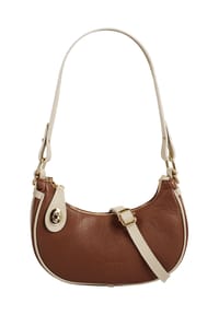 Samantha Look - Handtasche Echt Leder, Made In Italy - beige