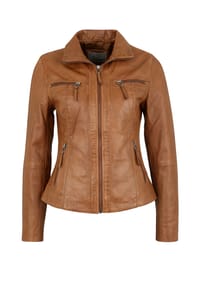 7eleven - Lederjacke Funny mit Reißverschlusstaschen - Meera(3384)