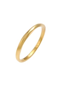 elli. PREMIUM - Ring Basic Bandring Twist Gedreht Trend 375 Gelbgold - Gold