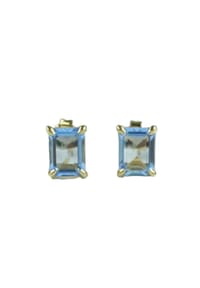VANDENBERG - Damen Ohrstecker, 925er Silber - GOLD/BLAU