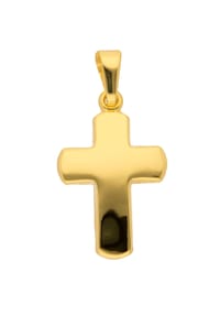Adelia's - Damen Gold Schmuck 333 Gold Kreuz Anhänger - gold