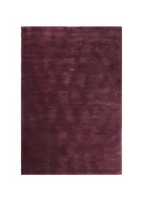ESPRIT - Hochflorteppich #loft - Weicher Hochflor Teppich für Wohn- & Schlafzimmer - bordeaux
