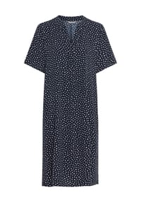 GALERIA - Shirtkleid Lori 7, Split-Neck, für Damen - BLACK FLOWER