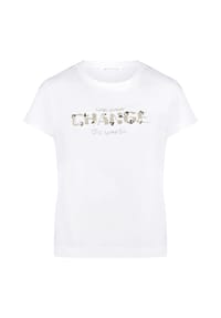 BETTY & CO - Casual-Shirt mit Stickerei - Patch White/Silver