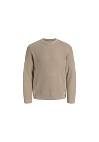 JACK & JONES - Pullover Dover Strickpullover R-Neck - hellbraun