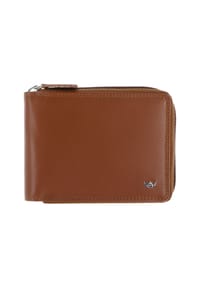Golden Head® Polo - Polo Geldbörse RFID Schutz Leder 12.5 cm - cognac