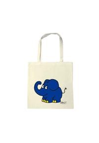 LOGOSHIRT® - Tote Bag Sendung mit der Maus - Elefant - bright orange