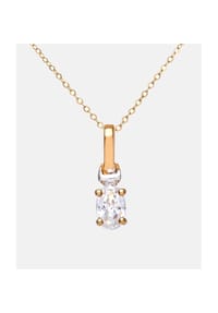 Diamant L'eternel - Kette mit Anhänger, mit Zirkonia, 375 Gelbgold - gold