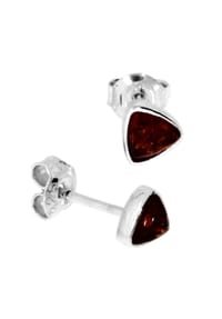 OSTSEE-SCHMUCK® - Ohrstecker , Classic 5x5x5 mm , Silber 925/000 - silber