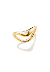Thomas Sabo - Ring in Wellenform - gelbgoldfarben