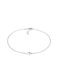 elli. - Fußschmuck Herz Heart Liebe Verschlungen 925 Silber - Silber