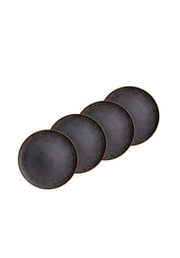 MÄSER Dessertteller Set, Porzellan Powerful - Powerful - Braun, Schwarz
