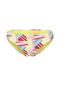 CHIEMSEE - Bikini-Slip mit modernem Print - 2510 Red/White