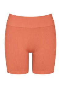 sloggi - Ever Infused Pants kurz, High Waist, Rippstruktur, für Damen - APRICOT BRANDY