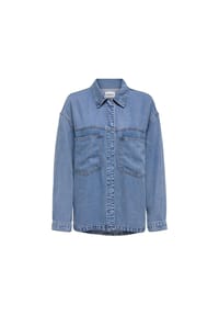 ONLY® - Langarmbluse - Light Blue Denim