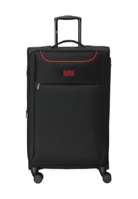 GLOBETROTTER - ESTE 4-Doppelrollen-Trolley, TSA-Schloss, Reißverschlussfach - BLACK