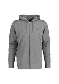 GANT - Herren Sweatjacke - REGULAR SHIELD FULL ZIP HOODIE, Kapuze, Baumwoll-Mix - Beige (Dry Sand)