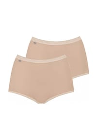 sloggi - Basic+ Maxi-Slip, 2er-Pack, uni, für Damen - 03 WHITE
