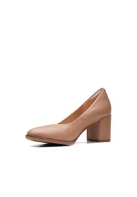 CLARKS® - Pumps Freva55 für zeitlose und elegante Looks - 5231 Praline Leather