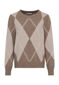 Street One - Pullover, Rippbündchen, für Damen - 37871 SANDED AMBE