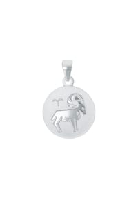 amor Widder - Motivanhänger für Damen und Herren, Unisex, 925 Sterling Silber | Widder - Silber