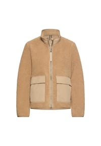 camel active - Teddy Jacke mit Innentasche - Braun