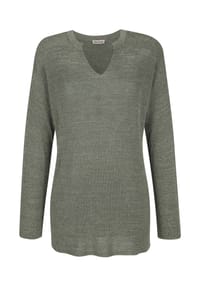Alba Moda - Pullover mit Effektgarn - mintgrün