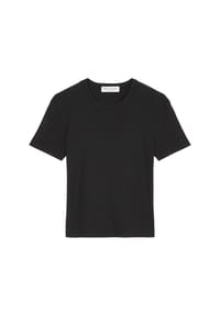 Marc O'Polo - Modern Move T-Shirt, Rippblende, für Damen - 0003 BLACK