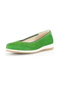 Gabor® - Veloursleder Ballerinas - Grün