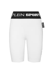 PLEIN SPORT - Sport-Leggings - white+fuchsia