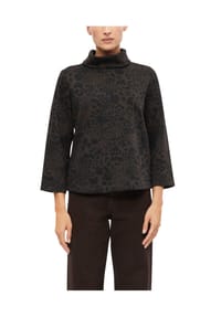 s.Oliver BLACK LABEL - Sweatshirt, Stehkragen, für Damen - 89A8 BROWN