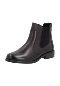 remonte® - Leder/Textil Stiefelette - Dunkelbraun/Schwarz
