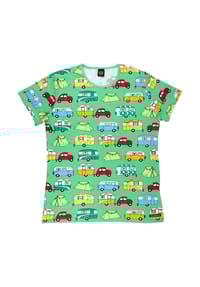 VILLERVALLA - T-Shirt Camping - blau