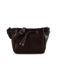 Gabor® LETITIA - Umhängetasche, Emblem, Reißverschluss, für Damen - DARK BROWN