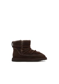 ONE ELEMENT - Braune Schneestiefel mit Isolierung aus Schafwolle - Braun