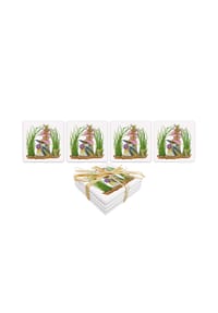 ppd - Untersetzer Harper & Friend Design Coaster, 4-tlg., Dolomit - Mehrfarbig